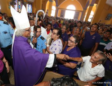 Cardenal Leopoldo Brenes celebra eucaristía en Santuario Nacional de Jesús del Rescate