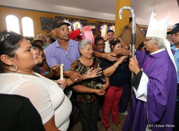 Cardenal Leopoldo Brenes celebra eucaristía en Santuario Nacional de Jesús del Rescate