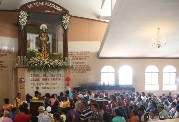 Cardenal Leopoldo Brenes celebra eucaristía en Santuario Nacional de Jesús del Rescate