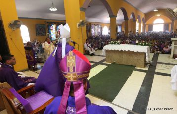 Cardenal Leopoldo Brenes celebra eucaristía en Santuario Nacional de Jesús del Rescate