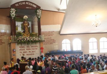 Cardenal Leopoldo Brenes celebra eucaristía en Santuario Nacional de Jesús del Rescate