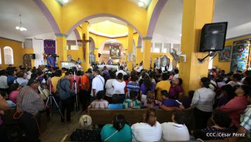 Cardenal Leopoldo Brenes celebra eucaristía en Santuario Nacional de Jesús del Rescate