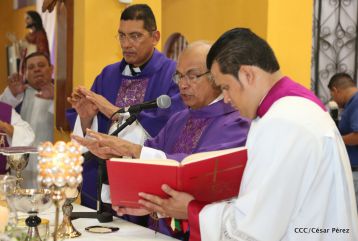 Cardenal Leopoldo Brenes celebra eucaristía en Santuario Nacional de Jesús del Rescate