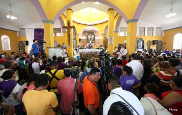 Cardenal Leopoldo Brenes celebra eucaristía en Santuario Nacional de Jesús del Rescate
