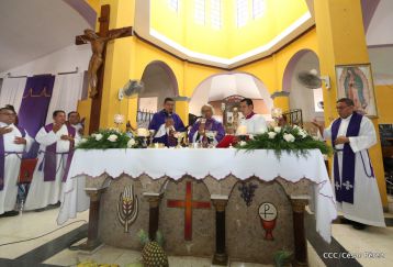 Cardenal Leopoldo Brenes celebra eucaristía en Santuario Nacional de Jesús del Rescate