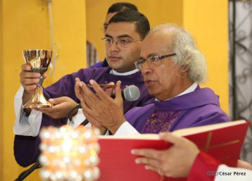 Cardenal Leopoldo Brenes celebra eucaristía en Santuario Nacional de Jesús del Rescate