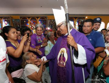 Cardenal Leopoldo Brenes celebra eucaristía en Santuario Nacional de Jesús del Rescate