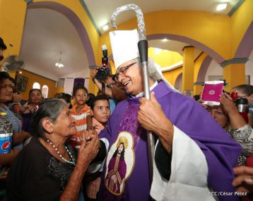 Cardenal Leopoldo Brenes celebra eucaristía en Santuario Nacional de Jesús del Rescate