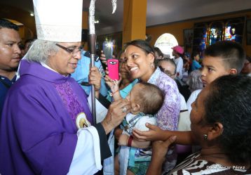 Cardenal Leopoldo Brenes celebra eucaristía en Santuario Nacional de Jesús del Rescate