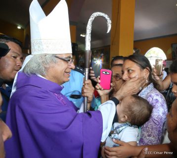 Cardenal Leopoldo Brenes celebra eucaristía en Santuario Nacional de Jesús del Rescate