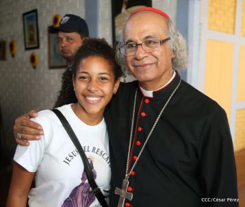 Cardenal Leopoldo Brenes celebra eucaristía en Santuario Nacional de Jesús del Rescate