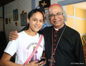 Cardenal Leopoldo Brenes celebra eucaristía en Santuario Nacional de Jesús del Rescate