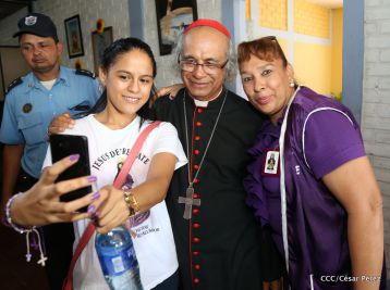 Cardenal Leopoldo Brenes celebra eucaristía en Santuario Nacional de Jesús del Rescate