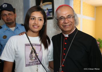 Cardenal Leopoldo Brenes celebra eucaristía en Santuario Nacional de Jesús del Rescate