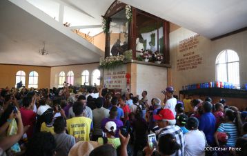 Cardenal Leopoldo Brenes celebra eucaristía en Santuario Nacional de Jesús del Rescate