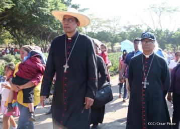 Cardenal Leopoldo Brenes celebra eucaristía en Santuario Nacional de Jesús del Rescate