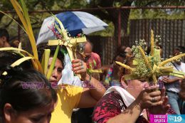 Procesión de Jesús del Triunfo en la Catedral de Managua