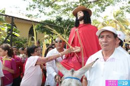 Procesión de Jesús del Triunfo en la Catedral de Managua