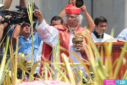 Procesión de Jesús del Triunfo en la Catedral de Managua