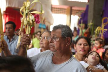 Procesión de Jesús del Triunfo en la Catedral de Managua