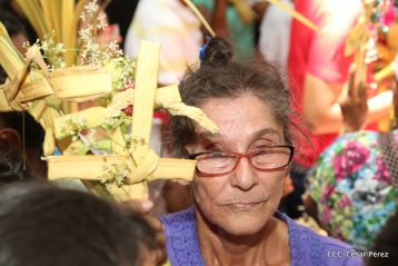 Procesión de Jesús del Triunfo en la Catedral de Managua