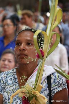 Procesión de Jesús del Triunfo en la Catedral de Managua