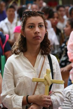 Procesión de Jesús del Triunfo en la Catedral de Managua