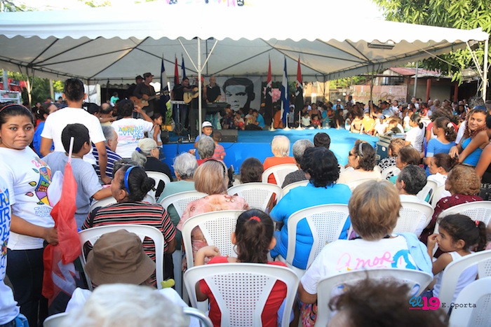 Homenaje Juventud Sandinista a Julio Buitrago