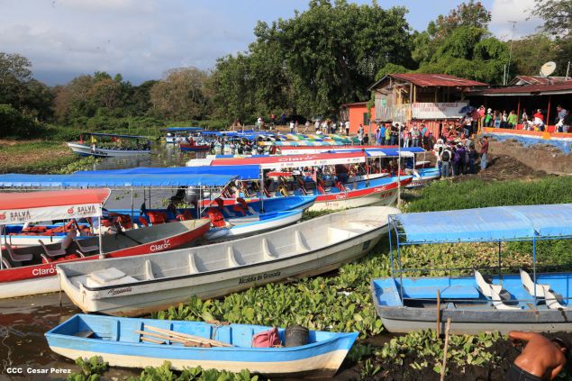 Viacrucis Acuático en el Lago Cocibolca