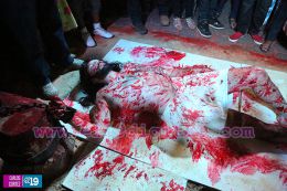 Elaboran Alfombras Pasionarias y realizan tradicional Santo Entierro en León