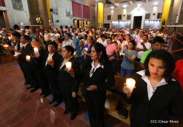 Cardenal Brenes preside Vigilia Pascual