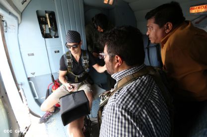 Explorador Sam Cossman sobrevuela los  volcanes de Nicaragua