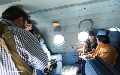 Explorador Sam Cossman sobrevuela los  volcanes de Nicaragua