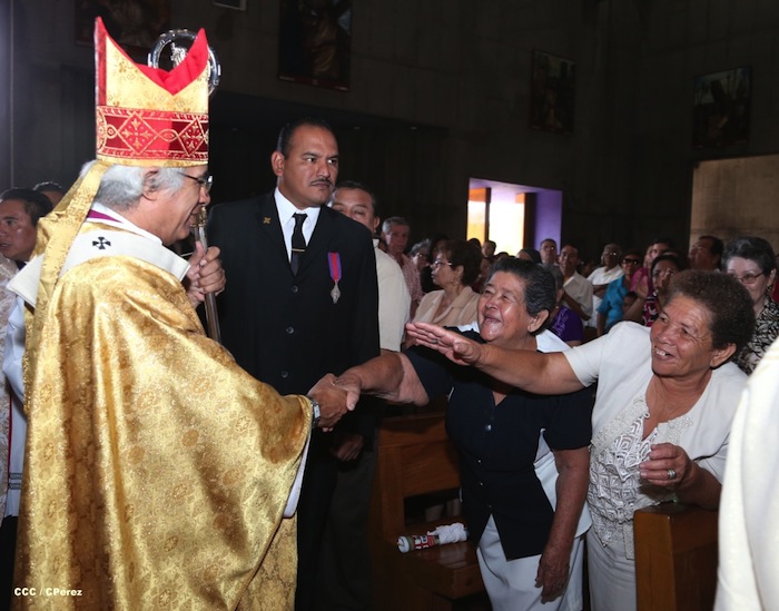 Misa Crismal en Catedral de Managua