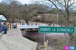 Inauguran puente vehícular en tramo Estelí-El Tisey