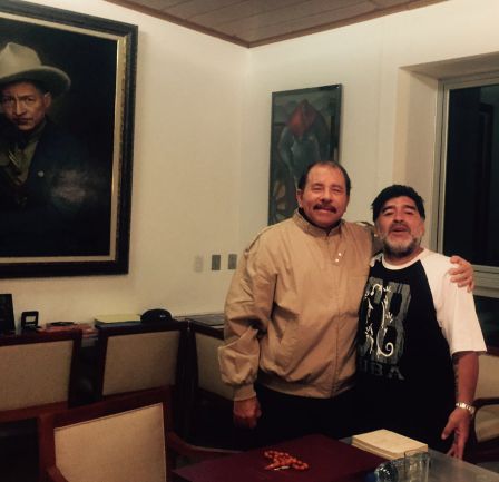 Presidente Daniel recibe a Diego Armando Maradona