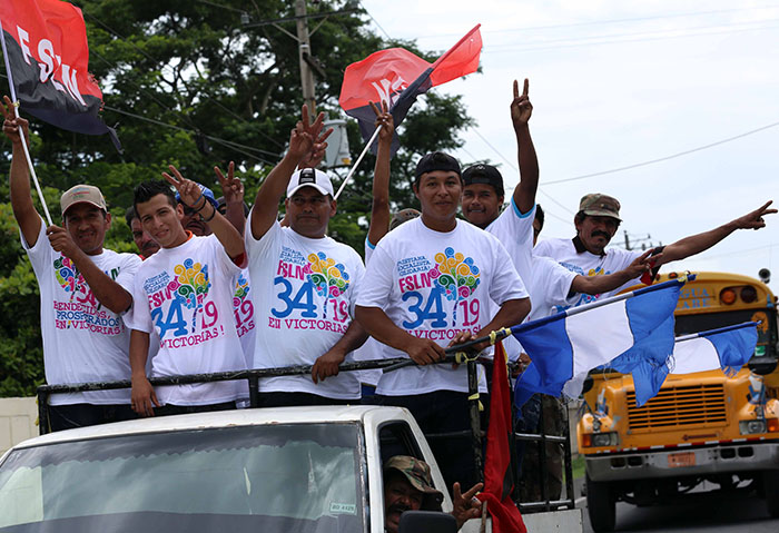 Caravanas llegan a Managua para el 34/19!