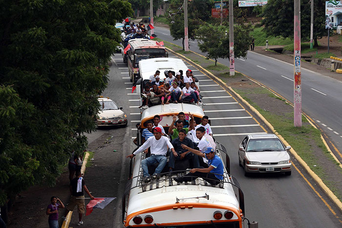 Caravanas llegan a Managua para el 34/19!