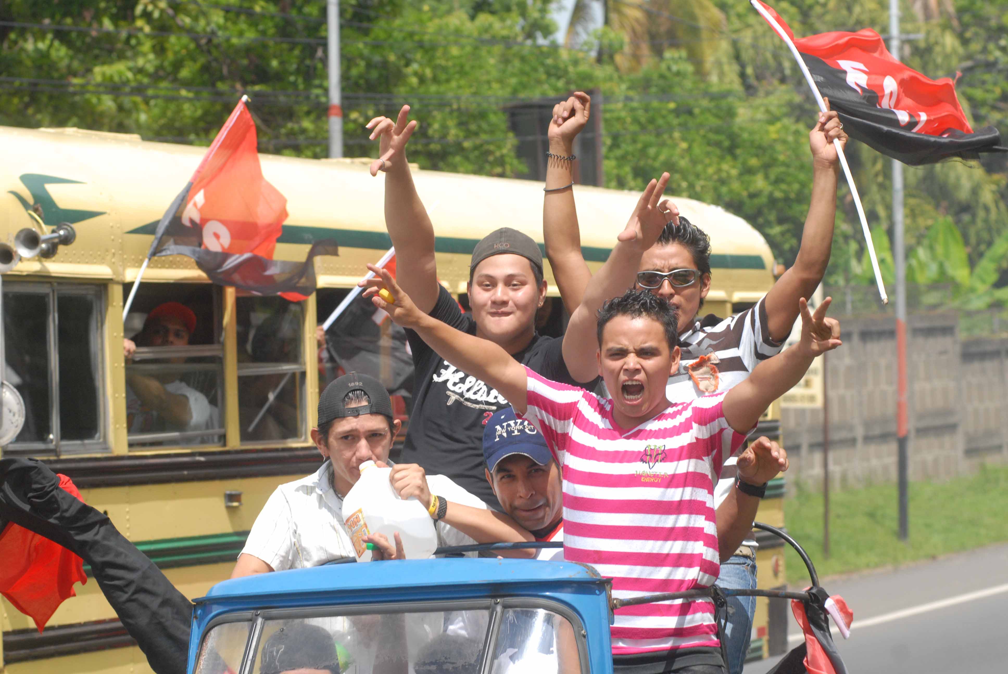 Caravanas llegan a Managua para el 34/19!