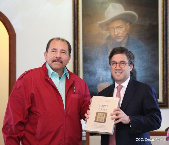 Presidente Daniel Ortega recibe a Luis Alberto Moreno, presidente del BID