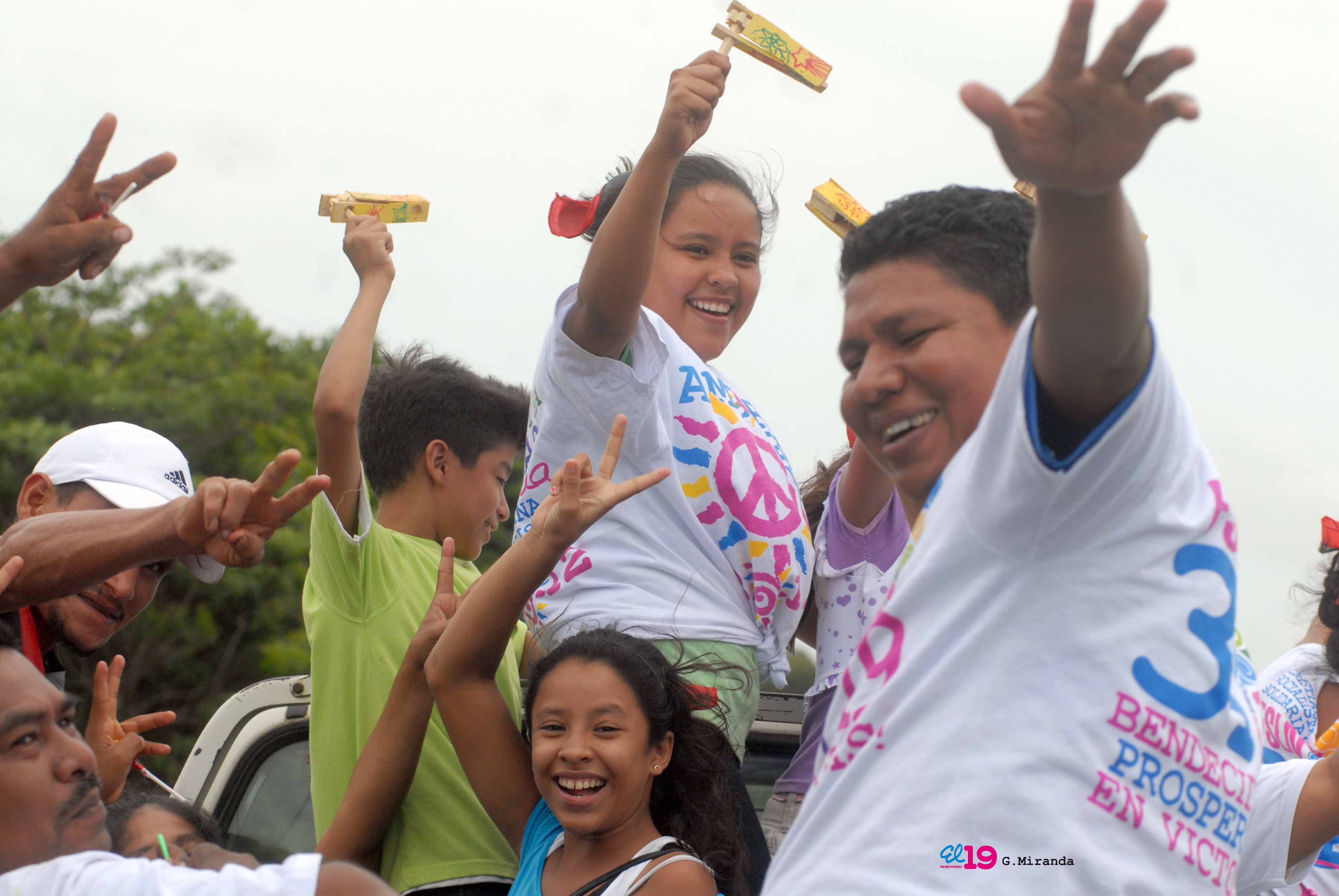 Caravanas llegan a Managua para el 34/19!