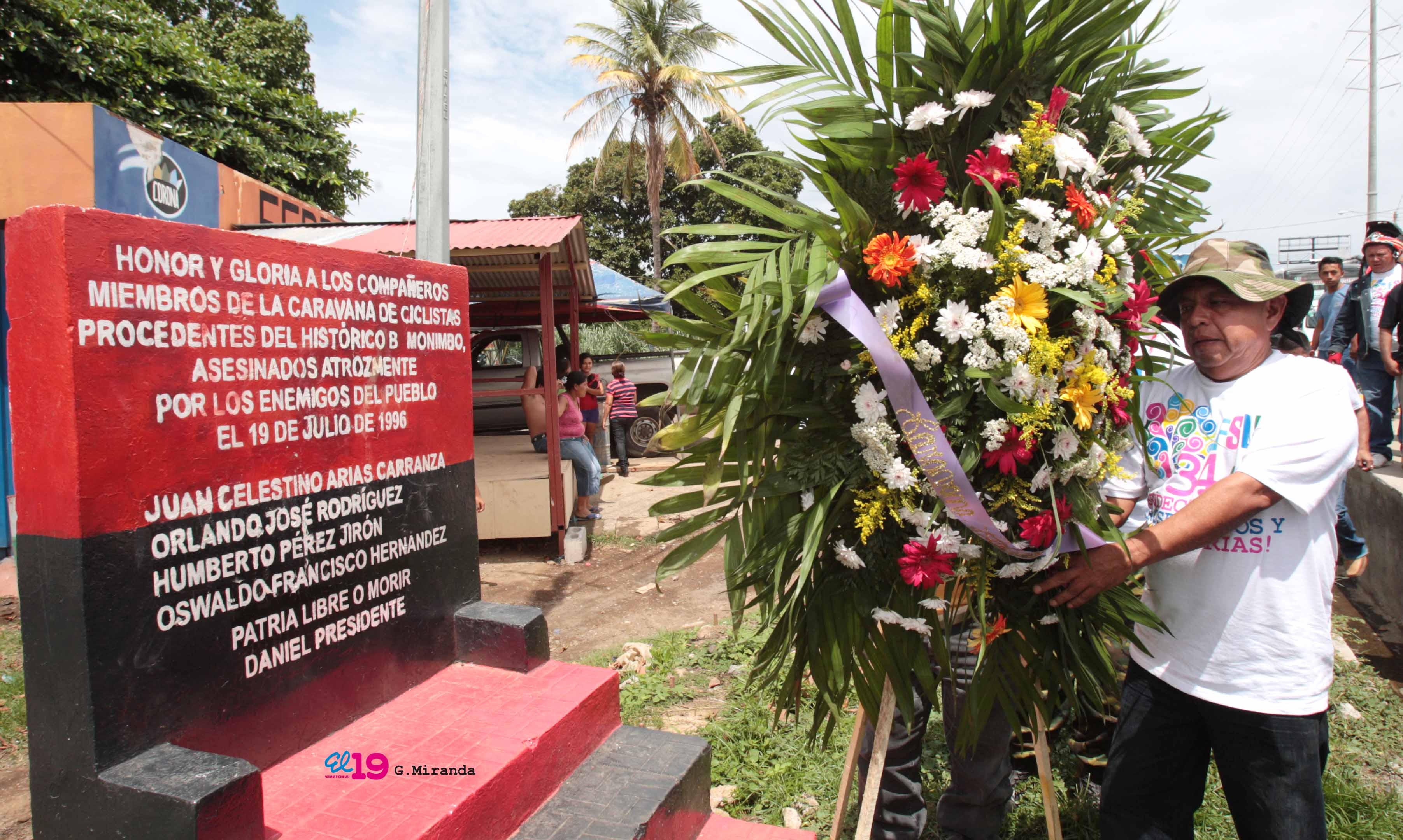 Caravanas llegan a Managua para el 34/19!