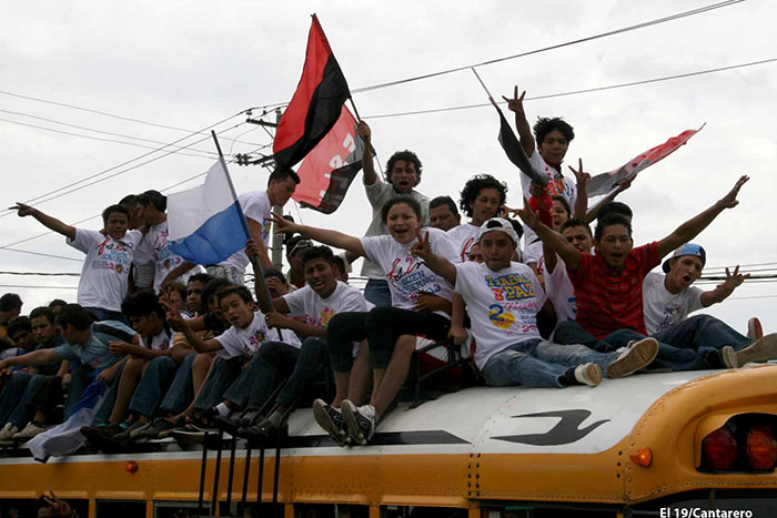 Caravanas llegan a Managua para el 34/19!