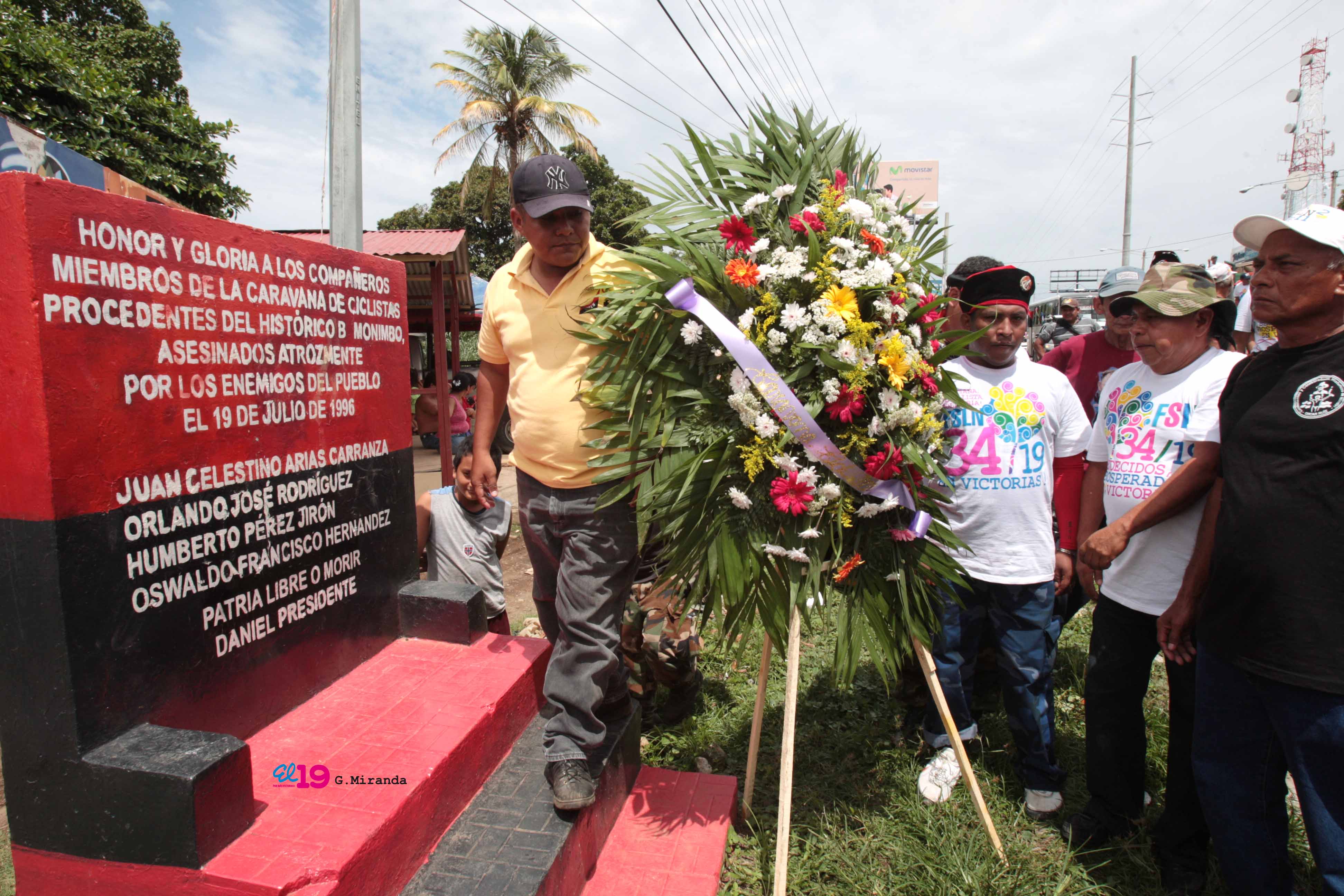 Caravanas llegan a Managua para el 34/19!