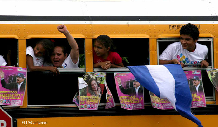 Caravanas llegan a Managua para el 34/19!