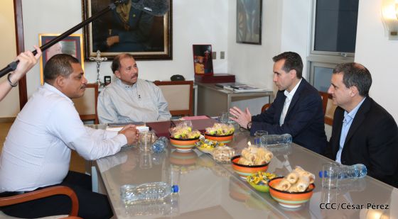 Presidente Daniel se reúne con Jorge Familiar, vicepresidente del Banco Mundial para América Latina y el Caribe