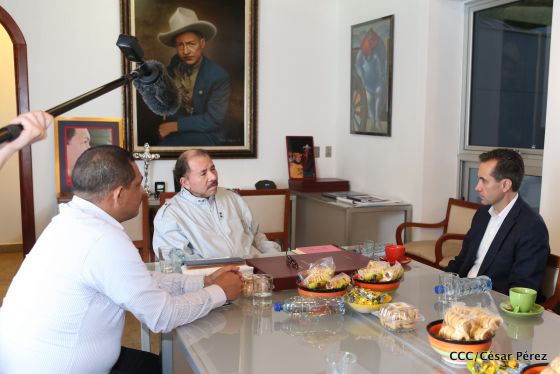 Presidente Daniel se reúne con Jorge Familiar, vicepresidente del Banco Mundial para América Latina y el Caribe