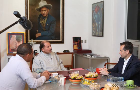 Presidente Daniel se reúne con Jorge Familiar, vicepresidente del Banco Mundial para América Latina y el Caribe