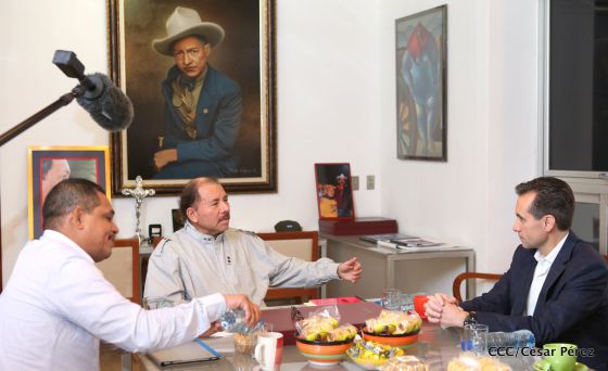 Presidente Daniel se reúne con Jorge Familiar, vicepresidente del Banco Mundial para América Latina y el Caribe