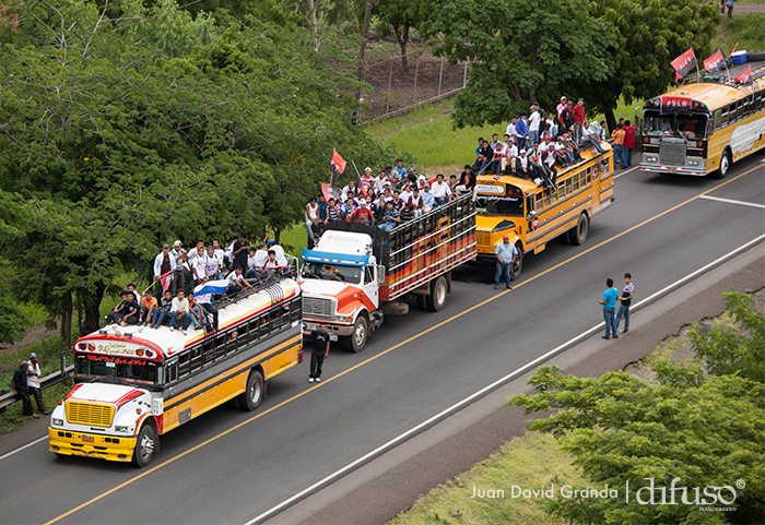 Caravanas llegan a Managua para el 34/19!